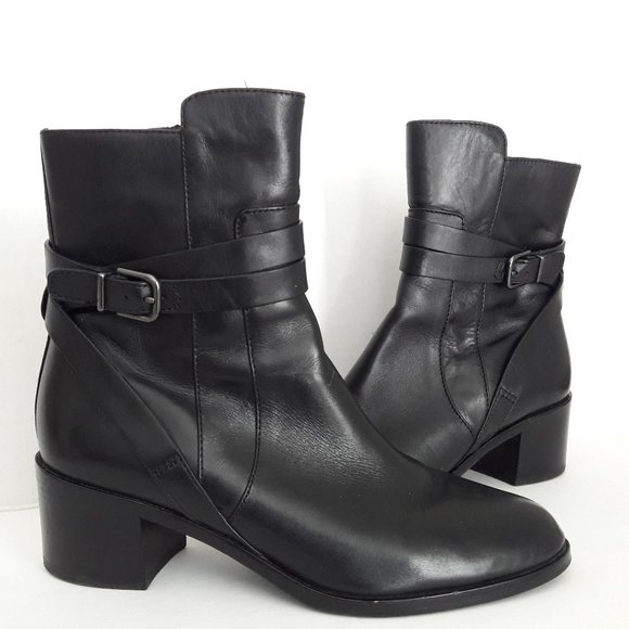Via Spiga Shoes - Via Spiga Alden Leather Booties